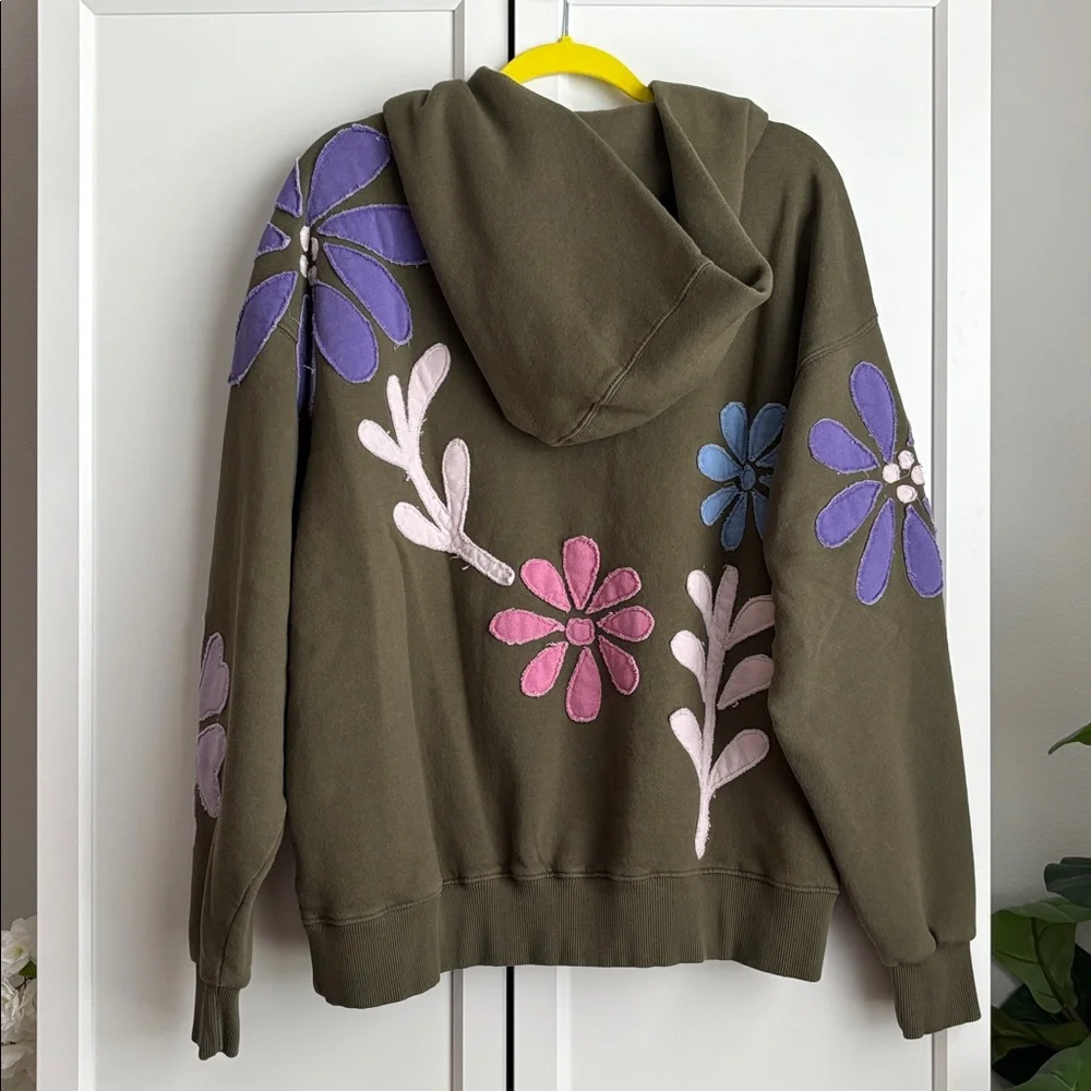 Free People It’s a Vibe Flowers Hoodie, XS - Picture 6 of 8